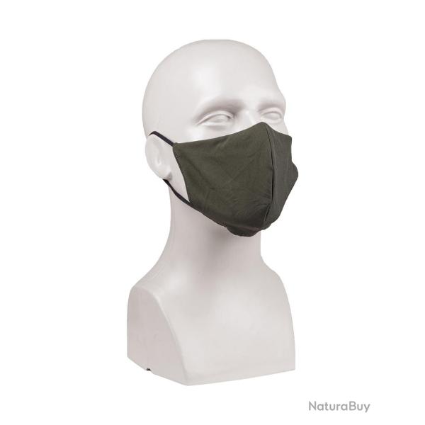 Masque de bouche et de nez Mil-Tec en polyester extensible - Vert olive