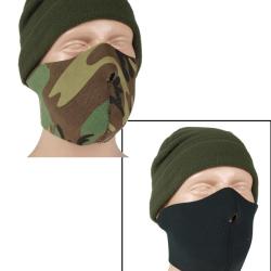 Masque de protection facial Mil-Tec en n&eacute;opr&egrave;ne 2 mm - Woodland