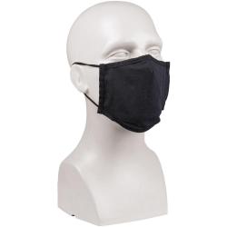 Masque de protection Mil-Tec en coton ripstop doubl&eacute; lavable - Noir