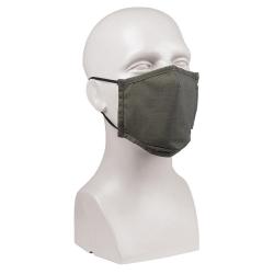Masque de protection Mil-Tec en coton ripstop doubl&eacute; lavable - Vert olive