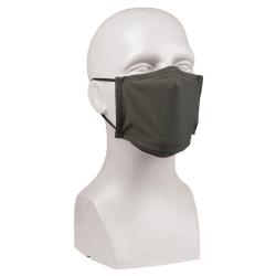 Masque facial Mil-Tec Square-Shape en polyester &eacute;lasthanne - Vert olive