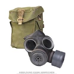 Masque type britannique M44 avec cartouche et sac d'occasion - Autre