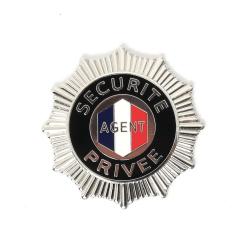 M&eacute;daille S&eacute;curit&eacute; Priv&eacute;e GK Professional en zinc nickel&eacute; - Autre
