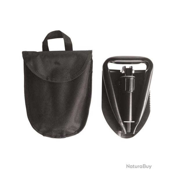 Mini pelle pliable Mil-Tec en acier au carbone 740 g - Noir