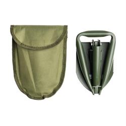 Mini pelle pliable Mil-Tec en acier au carbone 740 g - Vert olive