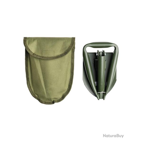 Mini pelle pliable Mil-Tec en acier au carbone 740 g - Vert olive