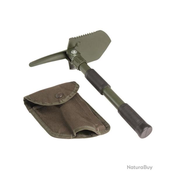 Mini pelle pliable Mil-Tec en acier au carbone d�montable - Vert olive