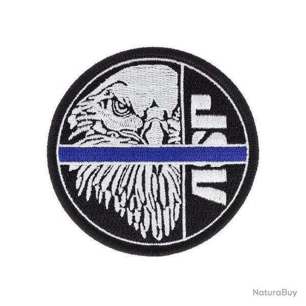 Morale patch ASP Blue Line � l'aigle brod�, dos - Autre