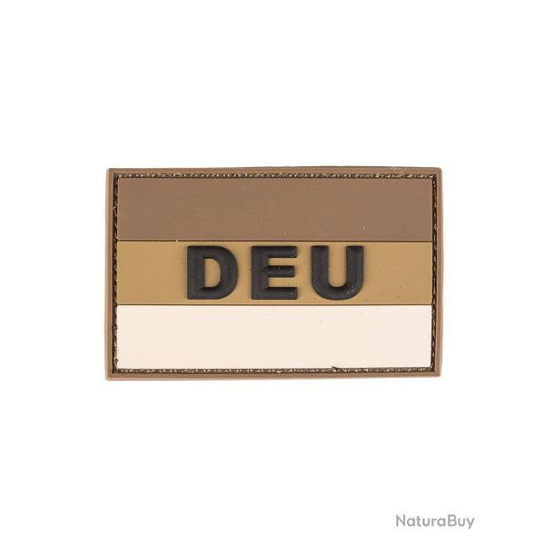 Morale patch Bundeswehr DEU Mil-Tec en PVC 3D 5,5 x 8,5 cm - Desert Camo