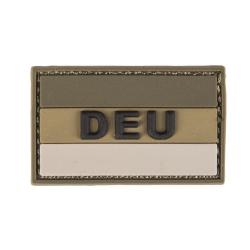 Morale patch Bundeswehr DEU Mil-Tec en PVC 3D 5,5 x 8,5 cm - Vert olive