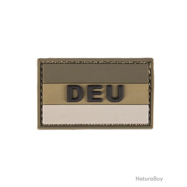 Morale patch Bundeswehr DEU Mil-Tec en PVC 3D 5,5 x 8,5 cm - Vert olive