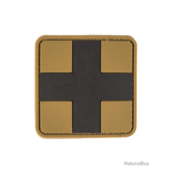 Morale patch premiers secours grand format Mil-Tec 3D PVC - Coyote