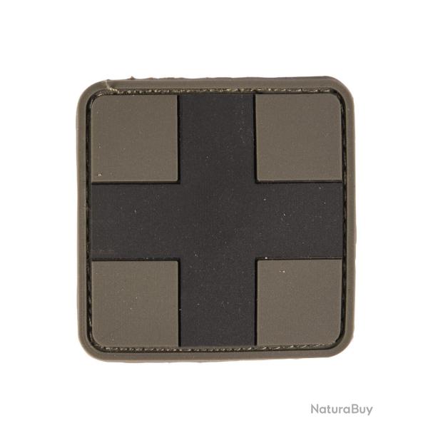 Morale patch premiers secours grand format Mil-Tec 3D PVC - Vert olive