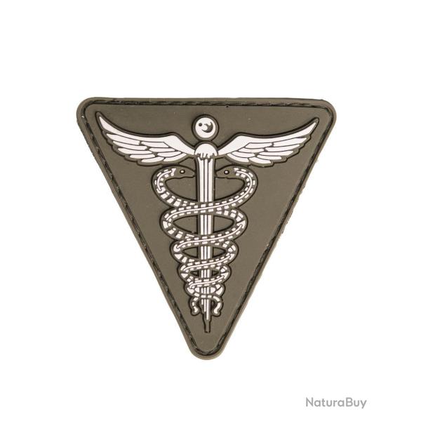 Morale patch signalisation m�dicale Mil-Tec 3D en PVC 7 x 7 cm - Vert olive
