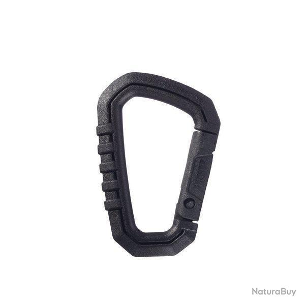 Mousqueton ASP Carabiner en polym�re haute r�sistance, 8,89 cm - Noir