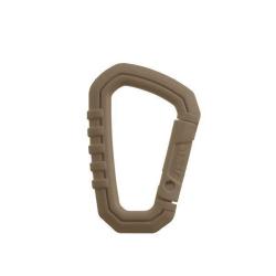 Mousqueton ASP Carabiner en polym&egrave;re haute r&eacute;sistance, 8,89 cm - Coyote