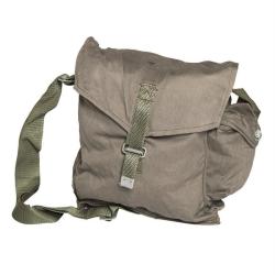 Musette de l'arm&eacute;e polonaise en coton d'occasion - Gris