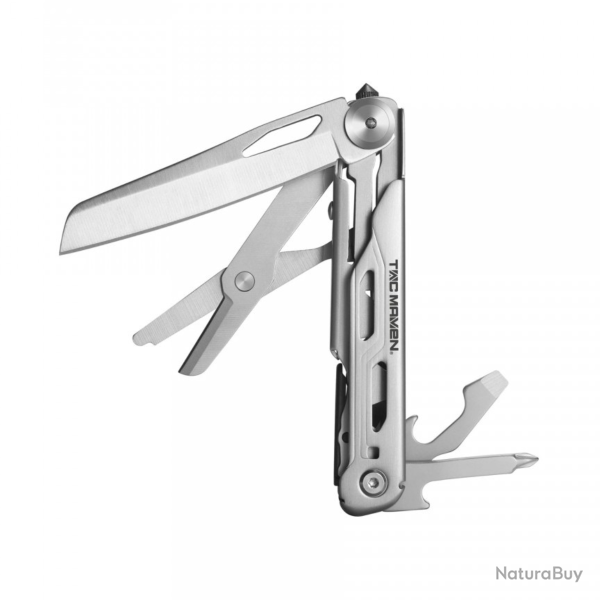 Outil multifonctions de campement Pentagon Axel - Argent