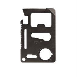 Outil multifonctions Mil-Tec 11 fonctions acier inoxydable - Noir