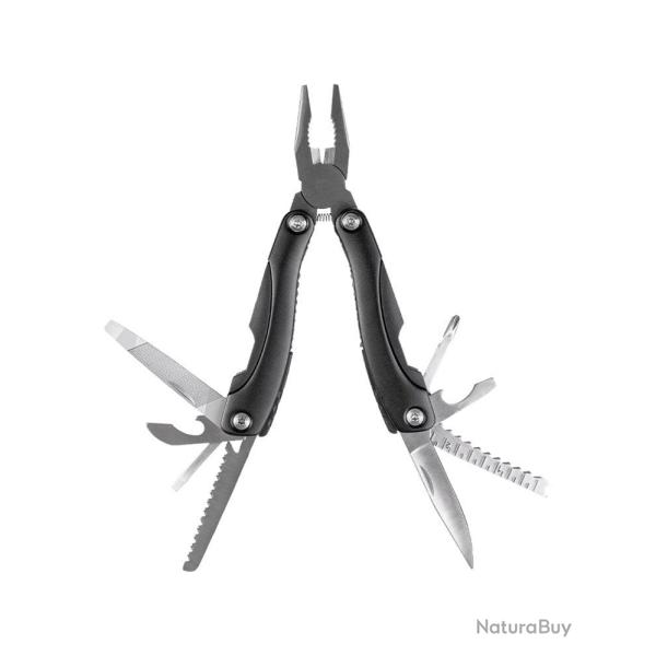 Outil multifonctions Mil-Tec Kombi Tool huit outils 240 g - Noir