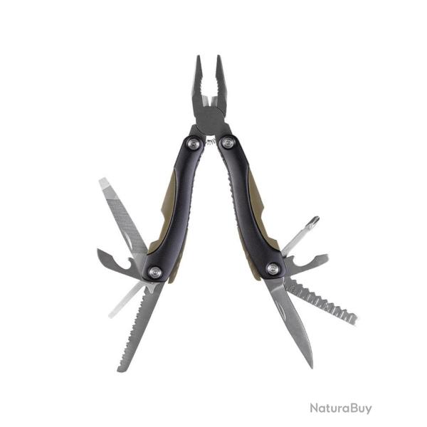 Outil multifonctions Mil-Tec Kombi Tool huit outils 240 g - Vert olive