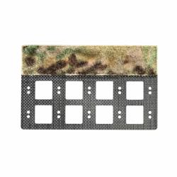 Panneau MOLLE horizontal escamotable Frog Pro en Tegris - Coyote