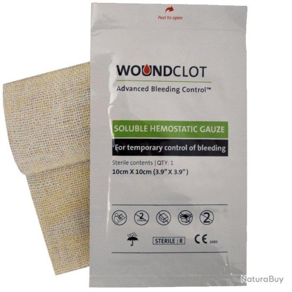 Pansement h�mostatique WoundClot Trauma 10 x 10 cm classe IIb - Autre
