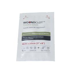 Pansement h&eacute;mostatique WoundClot Trauma 8 x 20 cm dispositif - Autre