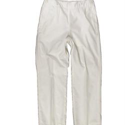 Pantalon &agrave; pont de la marine allemande en pur d'occasion, lot de 10 - Blanc