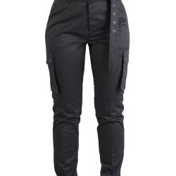 Pantalon cargo femme Mil-Tec en polyester-coton - Noir / XXL