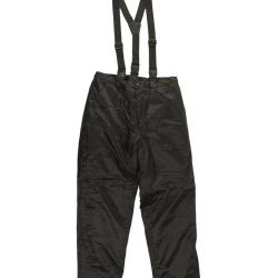 Pantalon chaud Mil-Tec en polyester enduit PVC garni 160 g/m&sup2; - Noir / S