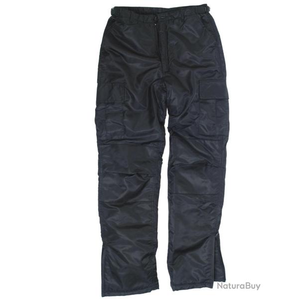 Pantalon chaud type MA1 Mil-Tec en nylon - Noir / L