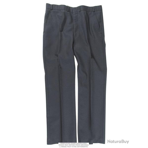 Pantalon d'uniforme de service Bundeswehr en laine d'occasion - Gris