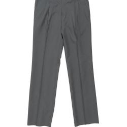 Pantalon d'uniforme en drap de laine d'occasion - Gris