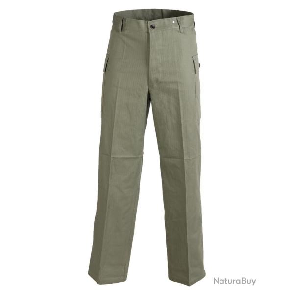 Pantalon de campagne type US Mil-Tec en coton serg� - Vert olive / XXL