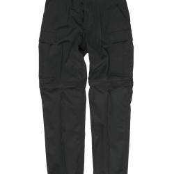 Pantalon de combat convertible Mil-Tec type BDU en polycoton - Noir / XL
