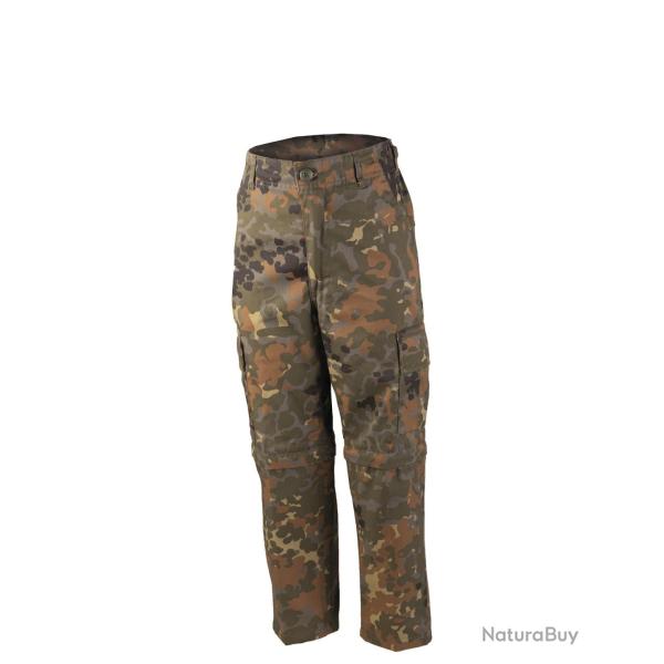 Pantalon de combat enfant type BDU Mil-Tec polycoton jambes - Flecktarn / XXL