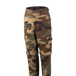 Pantalon de combat enfant type BDU Mil-Tec polycoton jambes - Woodland / XS