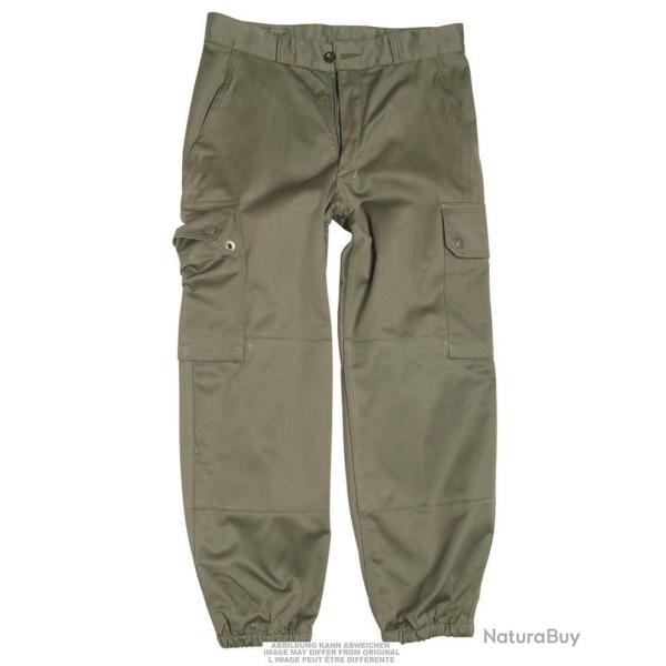 Pantalon de combat fran�ais F1/F2 en coton-polyester, lot de 20 - Vert olive