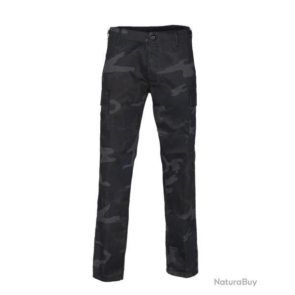 Pantalon de combat Mil-Tec Straight Cut en polyester-coton - Noir / XL