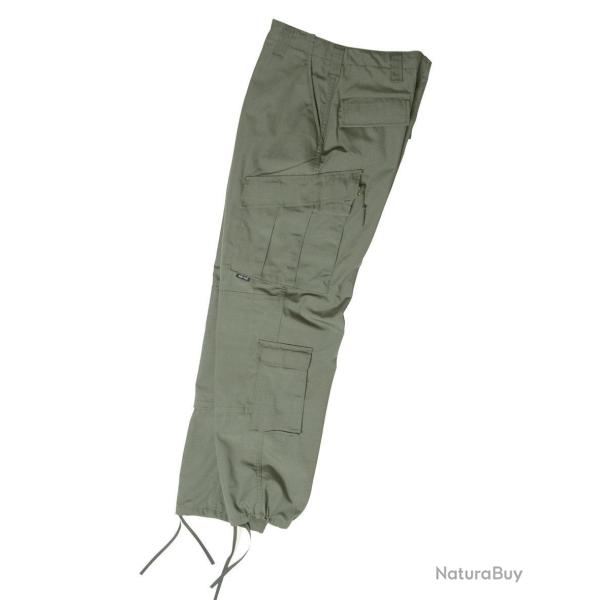 Pantalon de combat Mil-Tec type ACU en coton ripstop avec huit - Vert olive / S