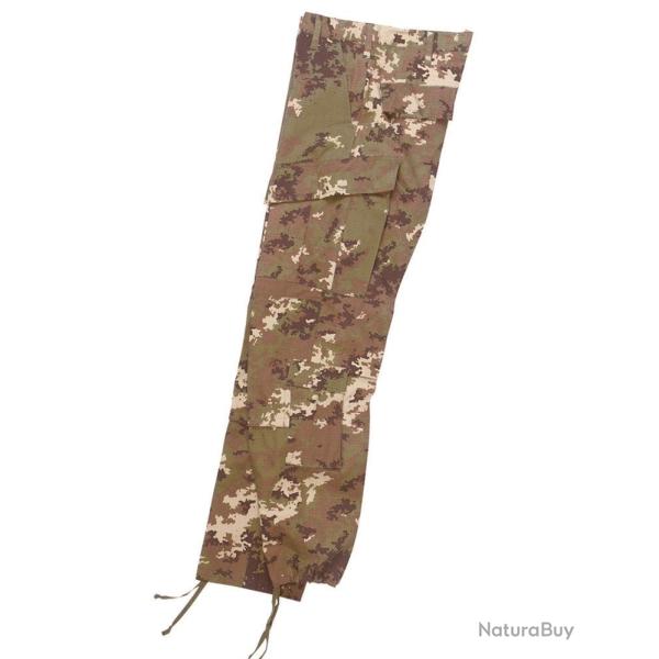 Pantalon de combat Mil-Tec type ACU en coton ripstop genoux - Vegetato / XS