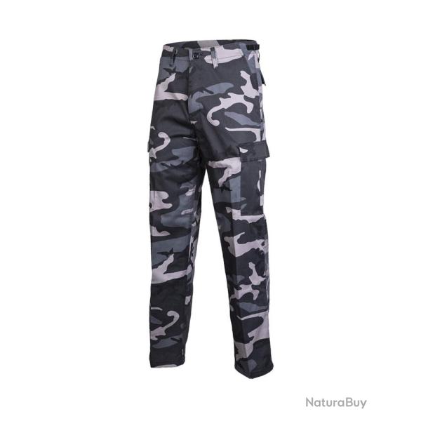 Pantalon de combat Mil-Tec type BDU Ranger coupe droite - Dark Camo / 3XL
