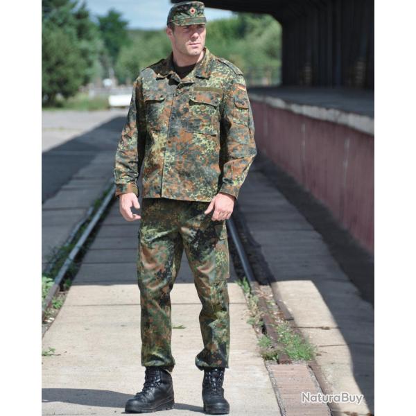 Pantalon de combat Mil-Tec type BW en polycoton lourd six - Flecktarn / 7