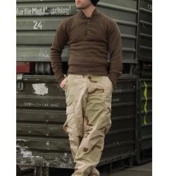 Pantalon de combat Teesar type US BDU ripstop coton 220 g/m&sup2; - Desert Camo / L