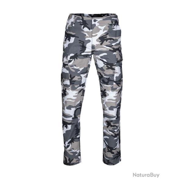 Pantalon de combat type BDU Teesar en coton ripstop - Urban / L