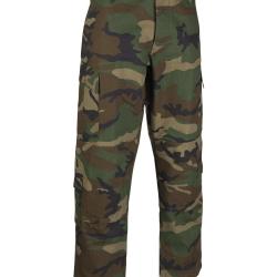 Pantalon de combat US ACU Mil-Tec en coton ripstop, huit - Woodland / S