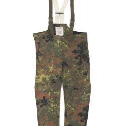 Pantalon de pluie Bundeswehr &agrave; lamin&eacute; d'occasion, lot de 5 - Flecktarn