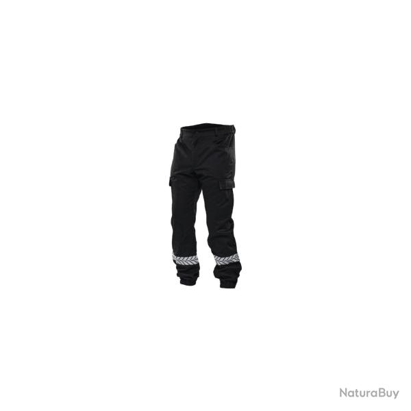 Pantalon de s�curit� priv�e GK Safetek � bandes - Noir / 50
