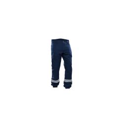 Pantalon de s&eacute;curit&eacute; priv&eacute;e GK Safetek &agrave; bandes - Marine / 58